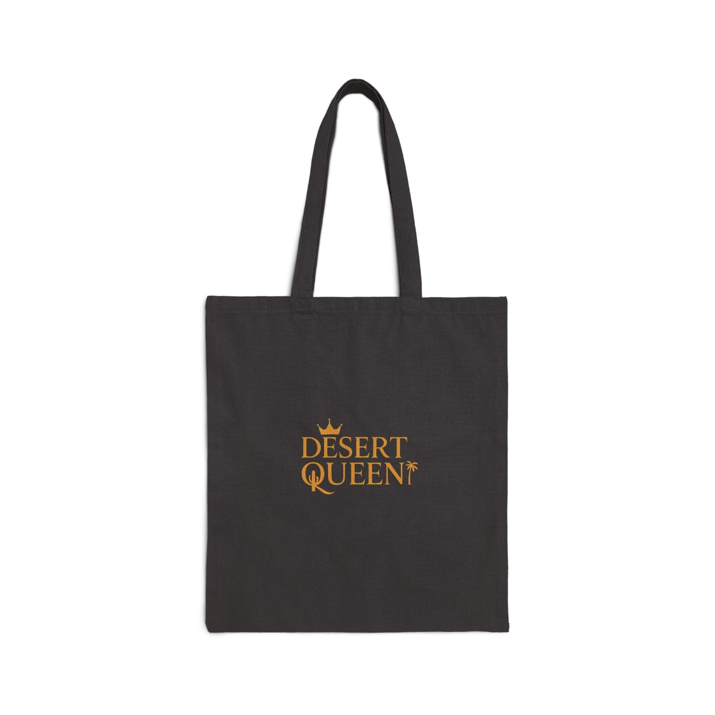 Desert Queen Cotton Canvas Tote Bag - Stylish Eco-Friendly Bag for Beach & Everyday Use
