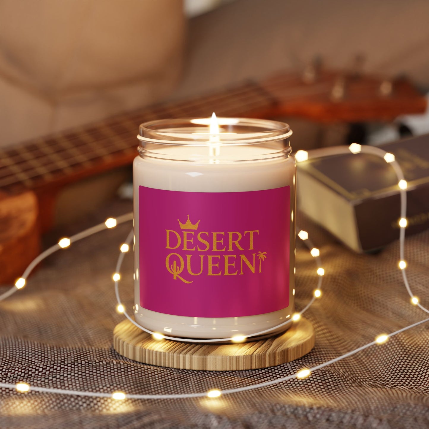 Desert Queen Scented Soy Candle - 9oz Luxury Home Fragrance